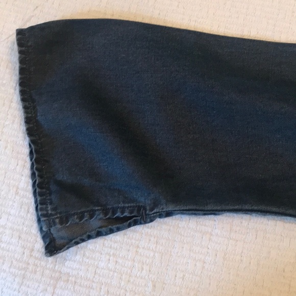 J. Jill indigo tencel wrapped top size S - Picture 4 of 4